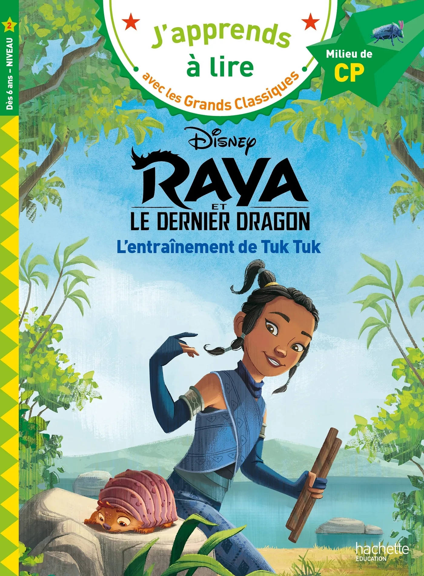 Couverture — Disney - Raya - L'entraînement de Tuk Tuk, CP Niveau 2