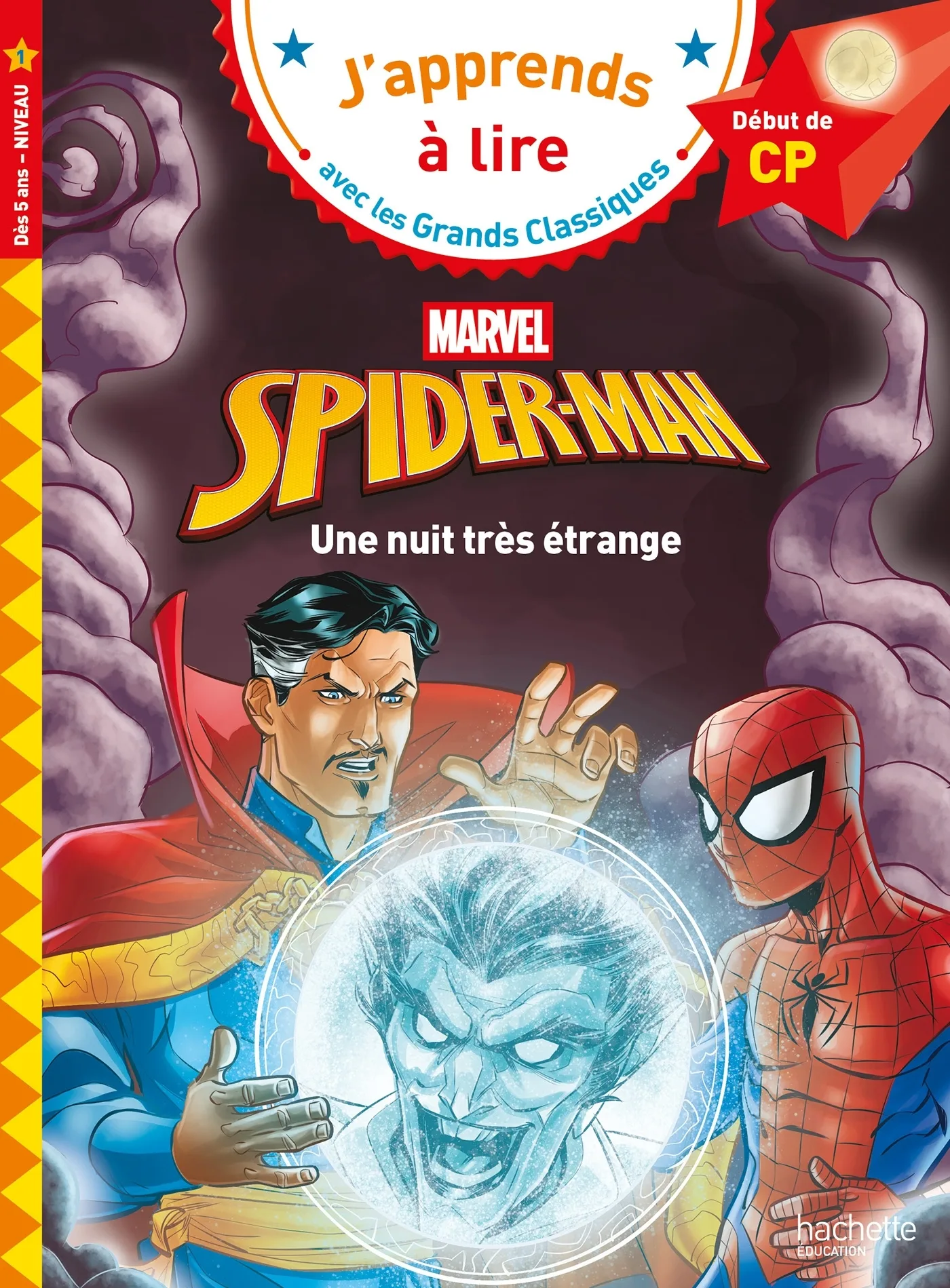 Couverture — Disney - Marvel - Spider-Man - Une nuit très étrange, CP Niveau 1