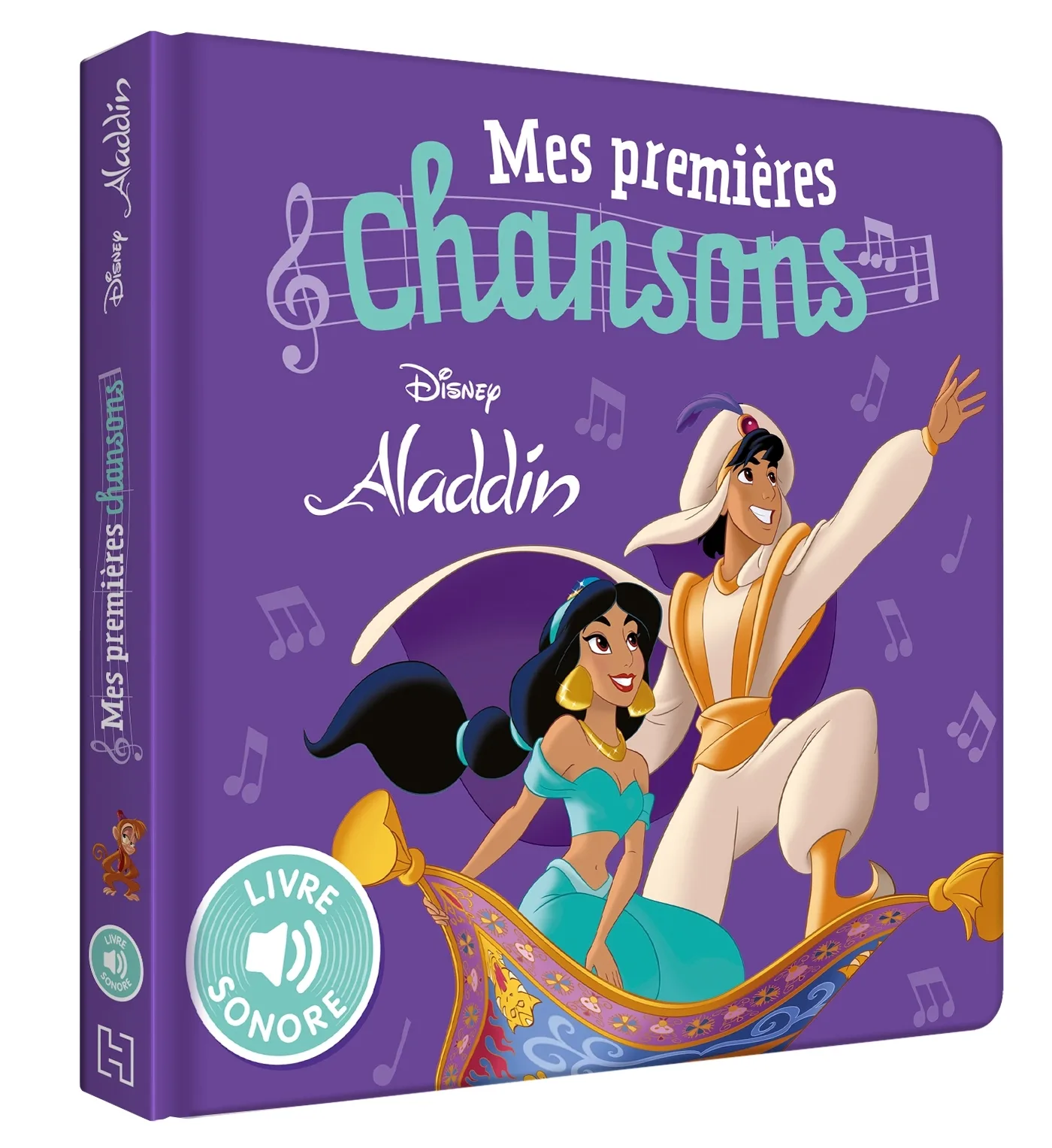 Couverture — ALADDIN - Mes Premières Chansons - Livre sonore - Disney