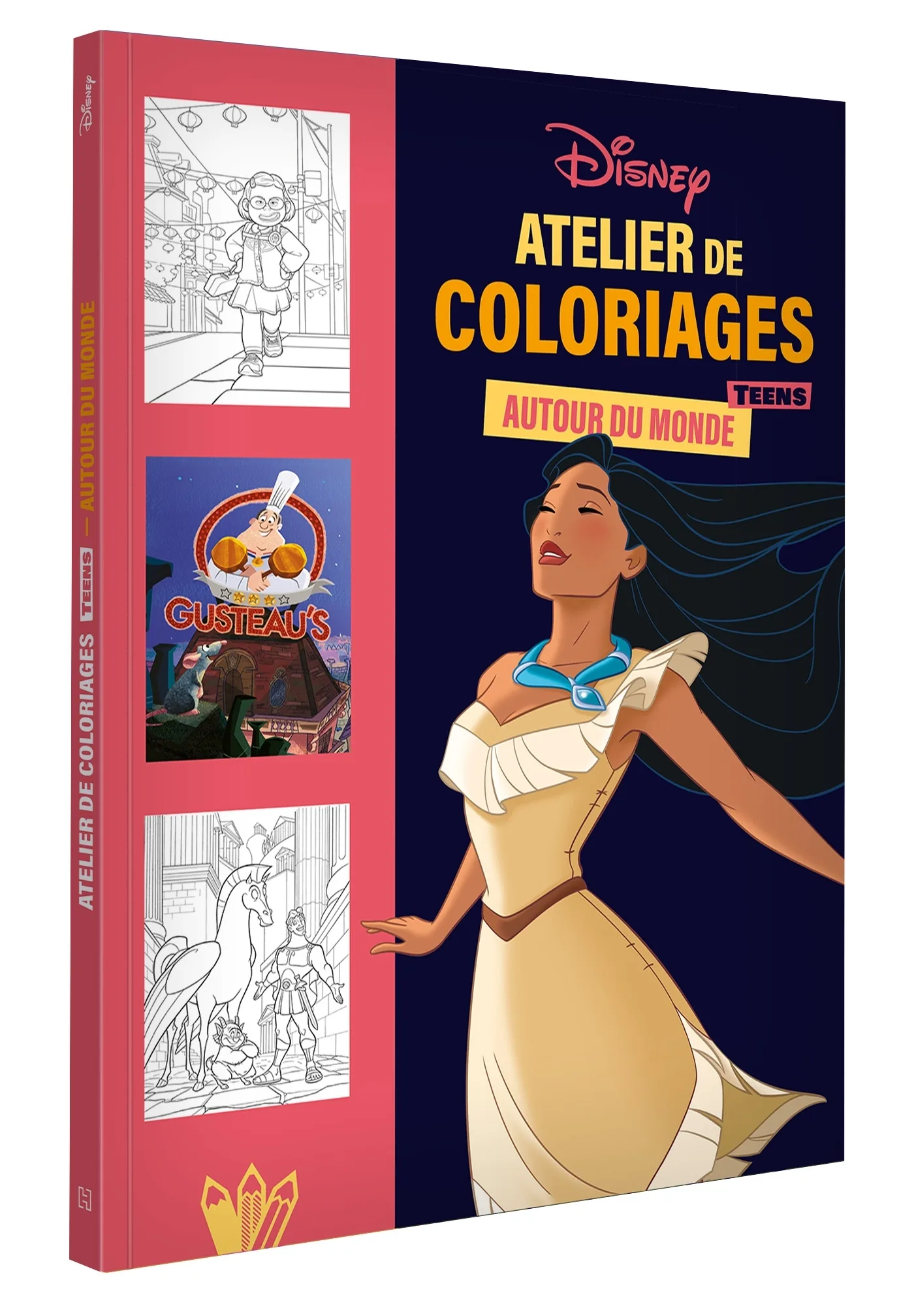Couverture — DISNEY TEENS - Atelier de coloriages - Autour du monde
