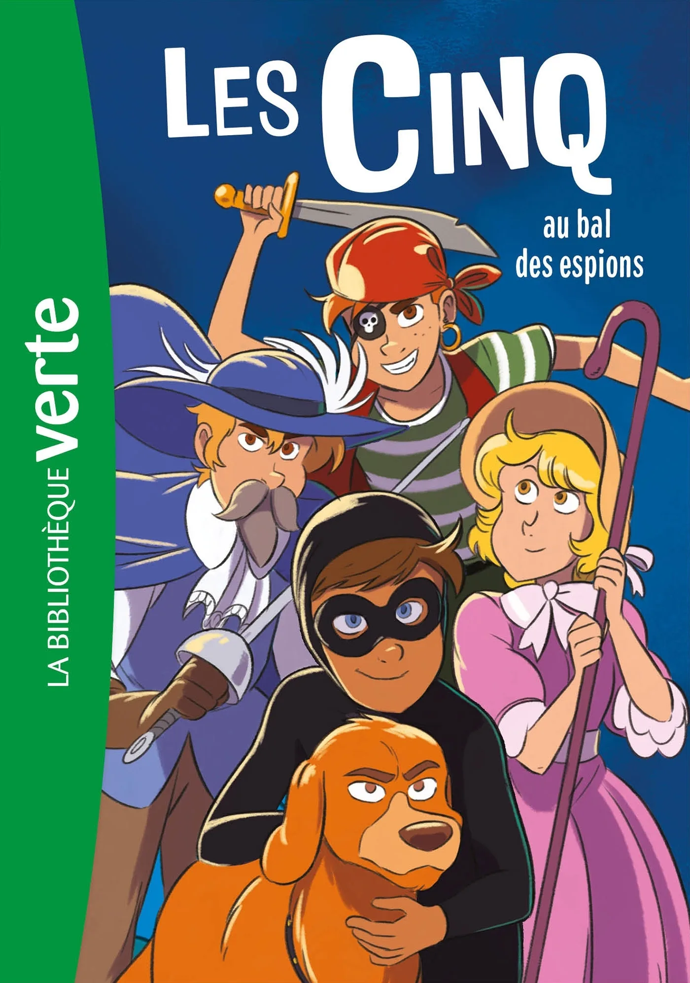 Couverture — Les Cinq (nouvelle édition), Tome  44 - Les Cinq au bal des espions