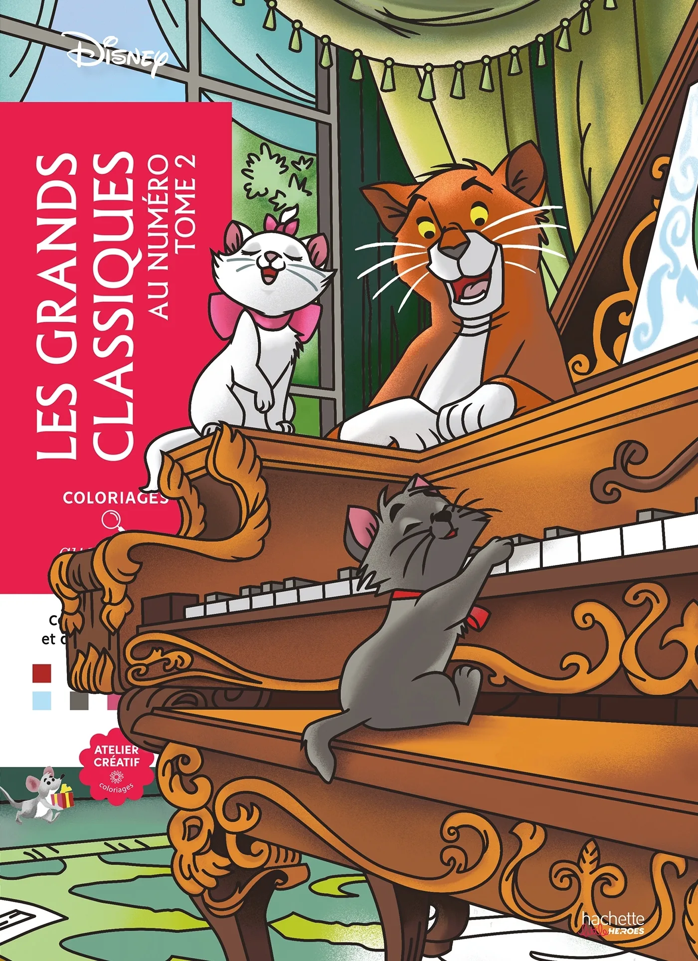 Couverture — Coloriages au numéro - Grands classiques Tome 2