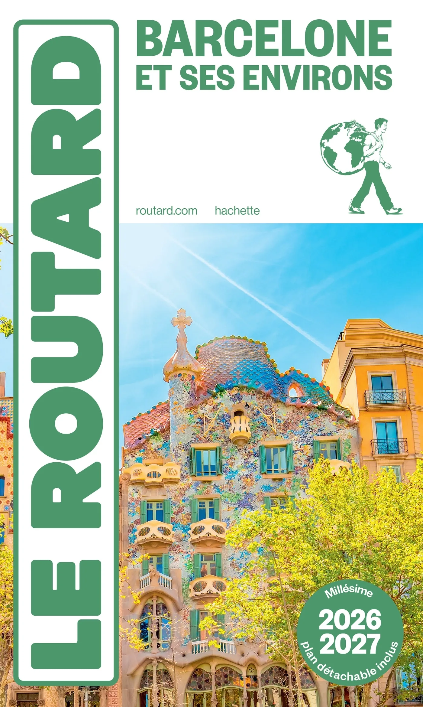 Couverture — Guide du Routard Barcelone 2026/27