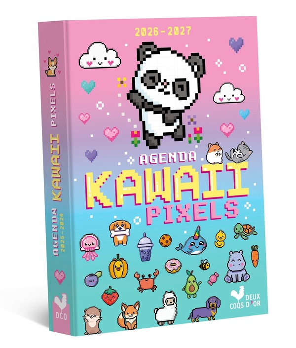 Couverture — Agenda Pixels Kawaii Edition 2026-2027