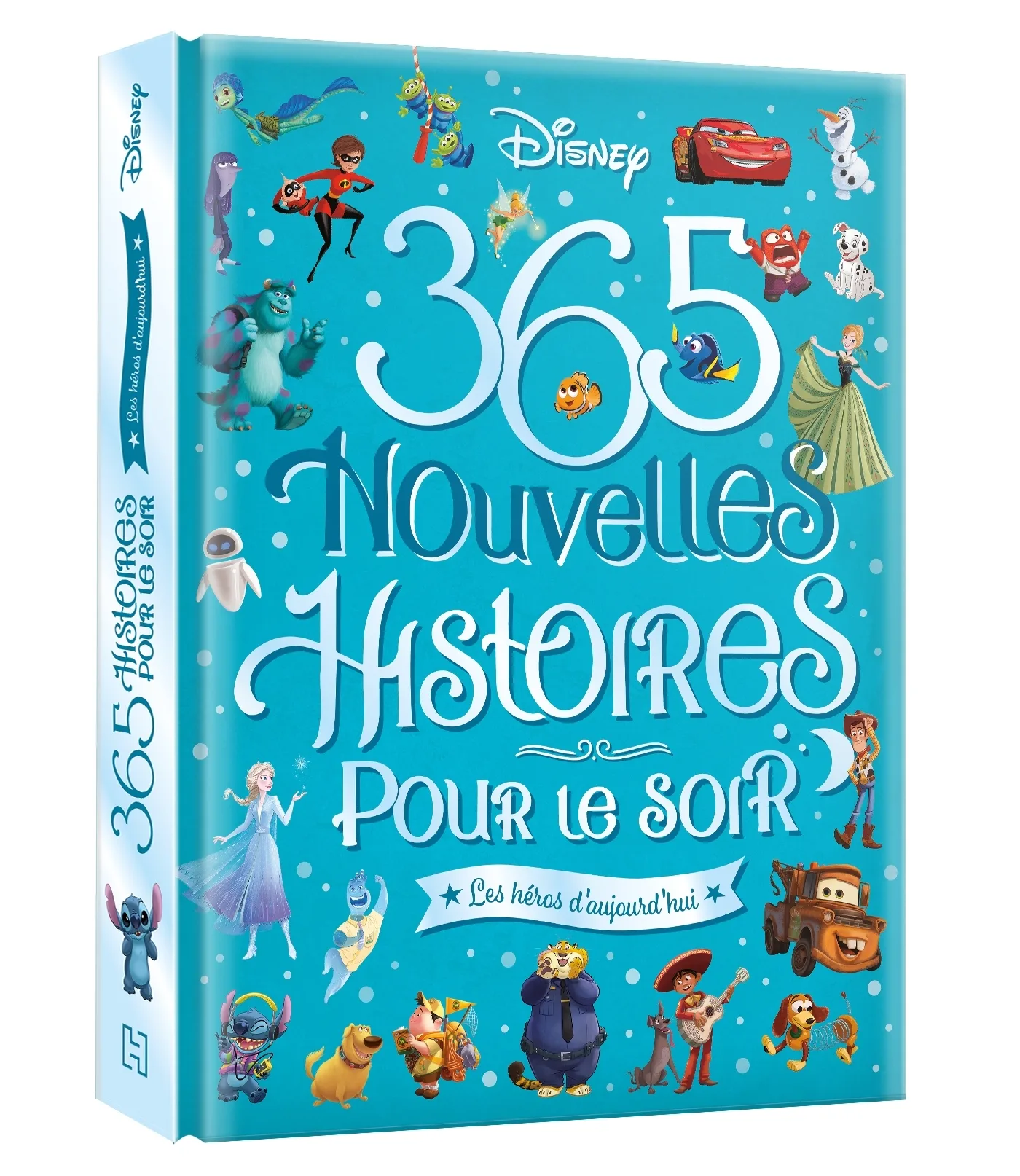 Couverture — DISNEY - 365 nouvelles histoires pour le soir - Les héros d'aujourd'hui
