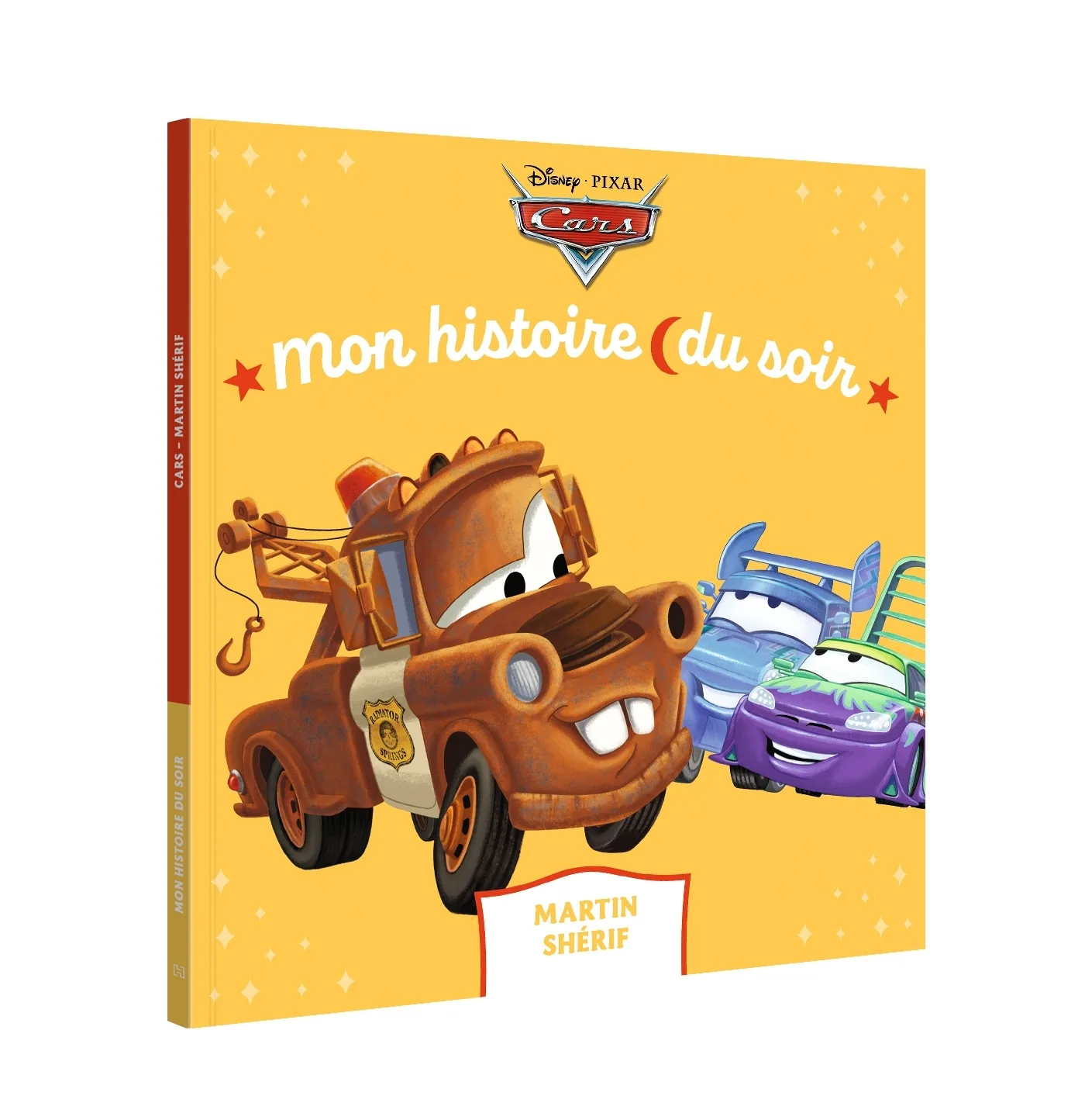 Couverture — CARS - Mon Histoire du Soir - Martin Shérif - Disney Pixar