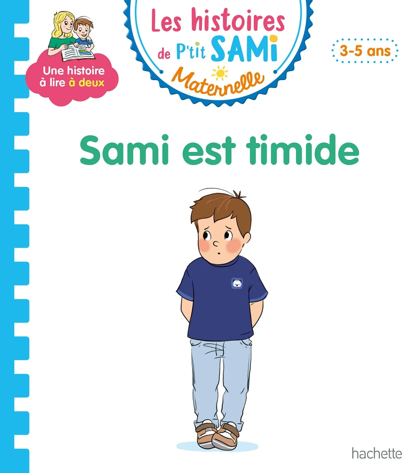 Couverture — Les histoires de P'tit Sami Maternelle (3-5 ans) : Sami est timide