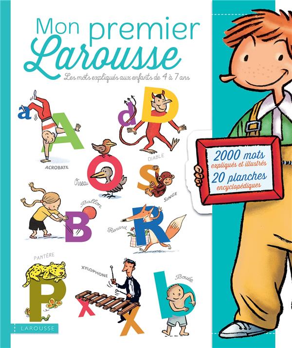 Couverture — Mon premier larousse ; les mots expliqués aux enfants de 4 à 7 ans