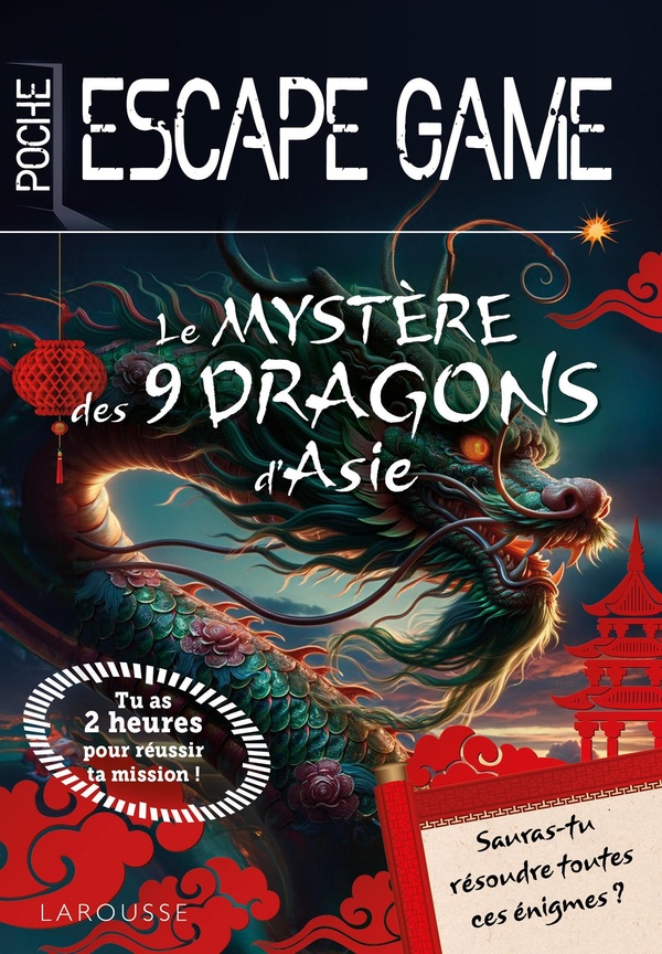 Couverture — Le mystère des 9 dragons d'Asie