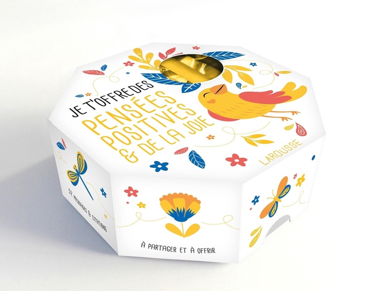 Couverture — Je t'offre des pensées positives et de la joie