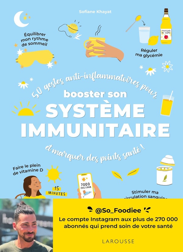 Couverture — 50 gestes anti-inflammatoires pour booster son système immunitaire et marquer des points santé !