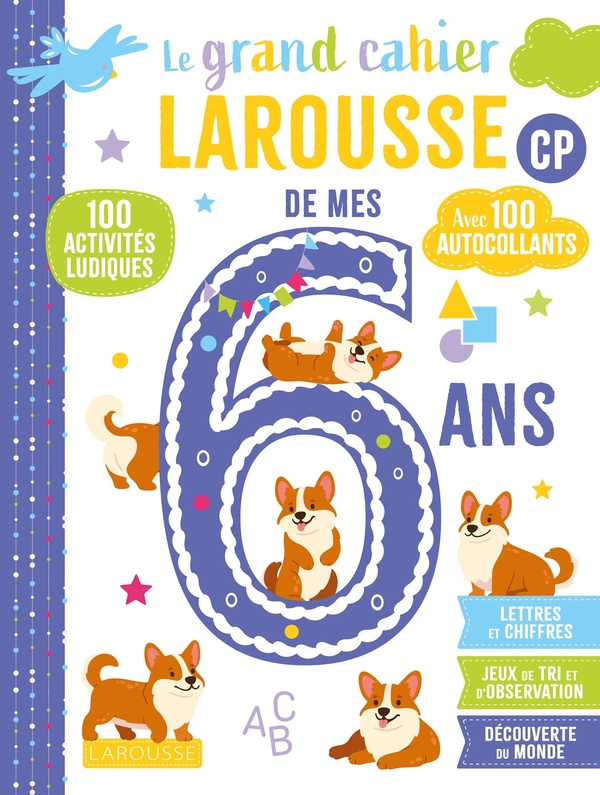 Le grand cahier Larousse de mes 6 ans ; CP