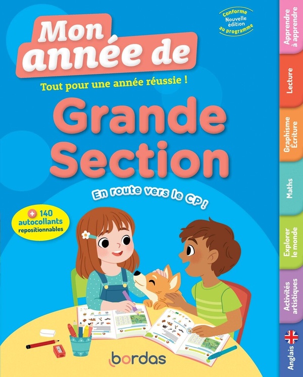 Couverture — Mon année de : GS ; toutes les matières (édition 2024)