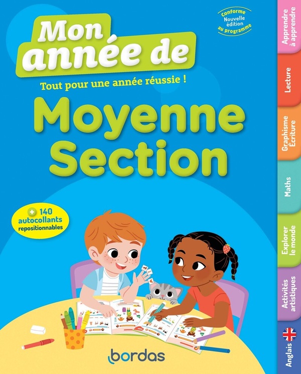 Couverture — Mon année de : MS ; toutes les matières (édition 2024)