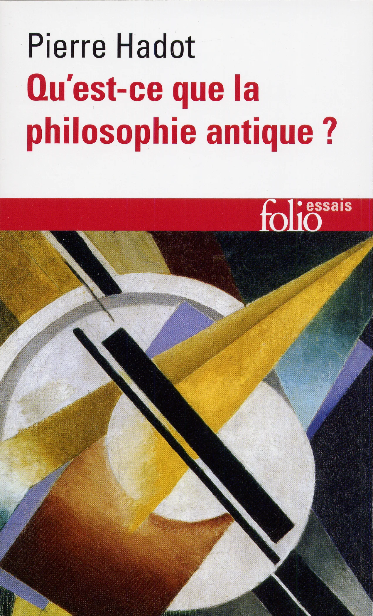 Couverture — Qu'est-ce que la philosophie antique ?