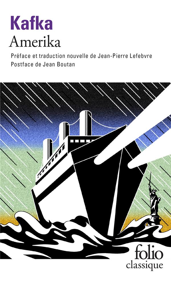 Amerika (Préface, édition et traduction de Jean-Pierre Lefebvre ; Postface de Jean Boutan)