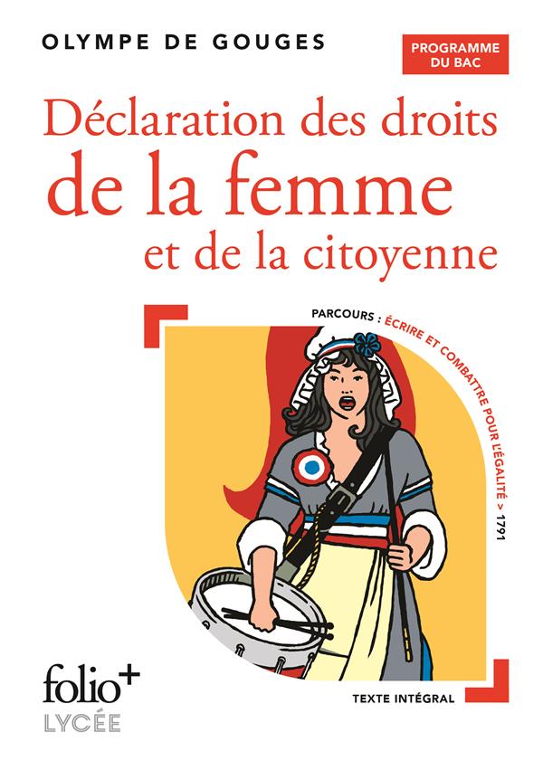 Déclaration des droits de la femme et de la citoyenne ; bac 2022