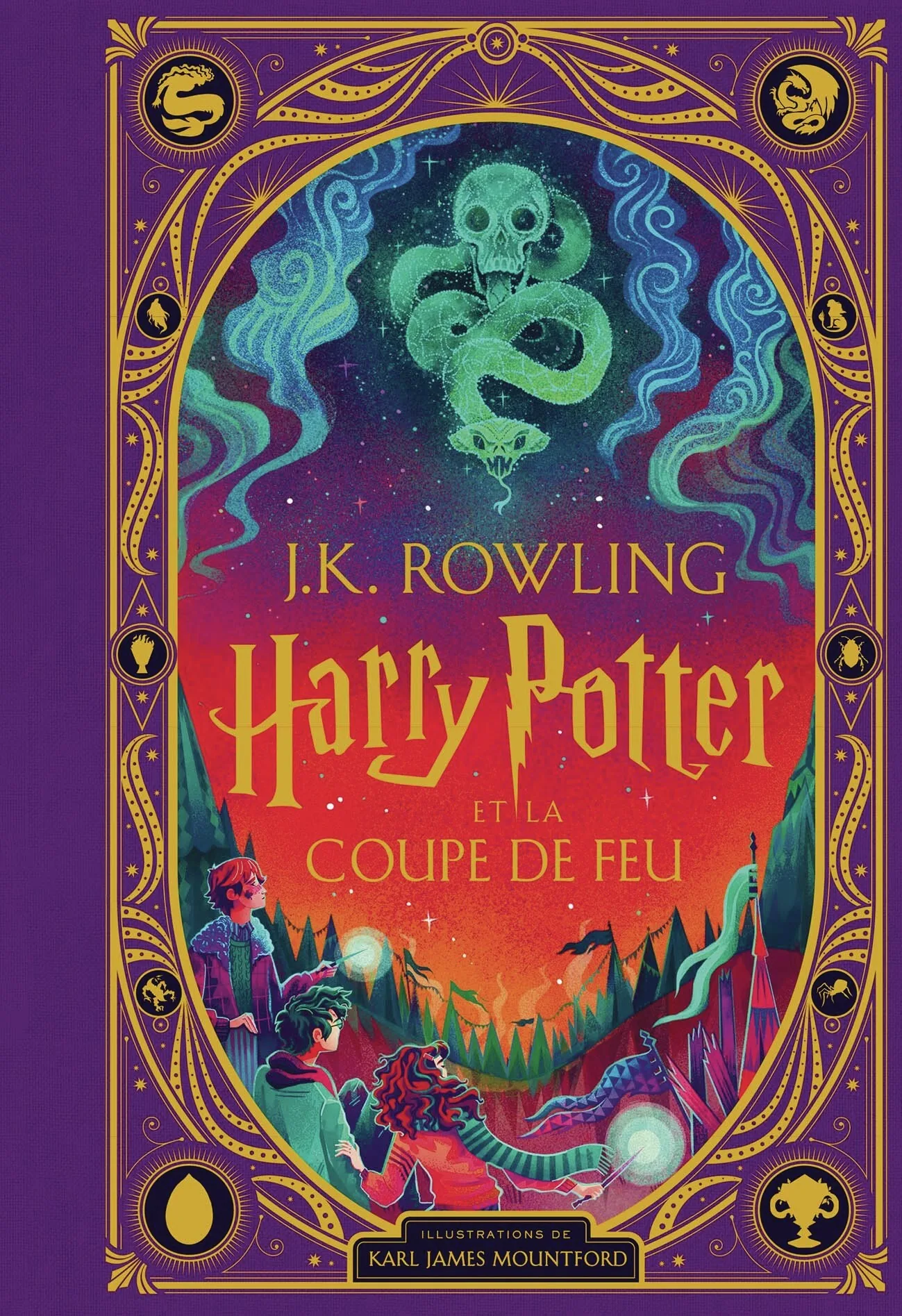 Couverture — Harry Potter et la Coupe de Feu - Édition illustrée interactive