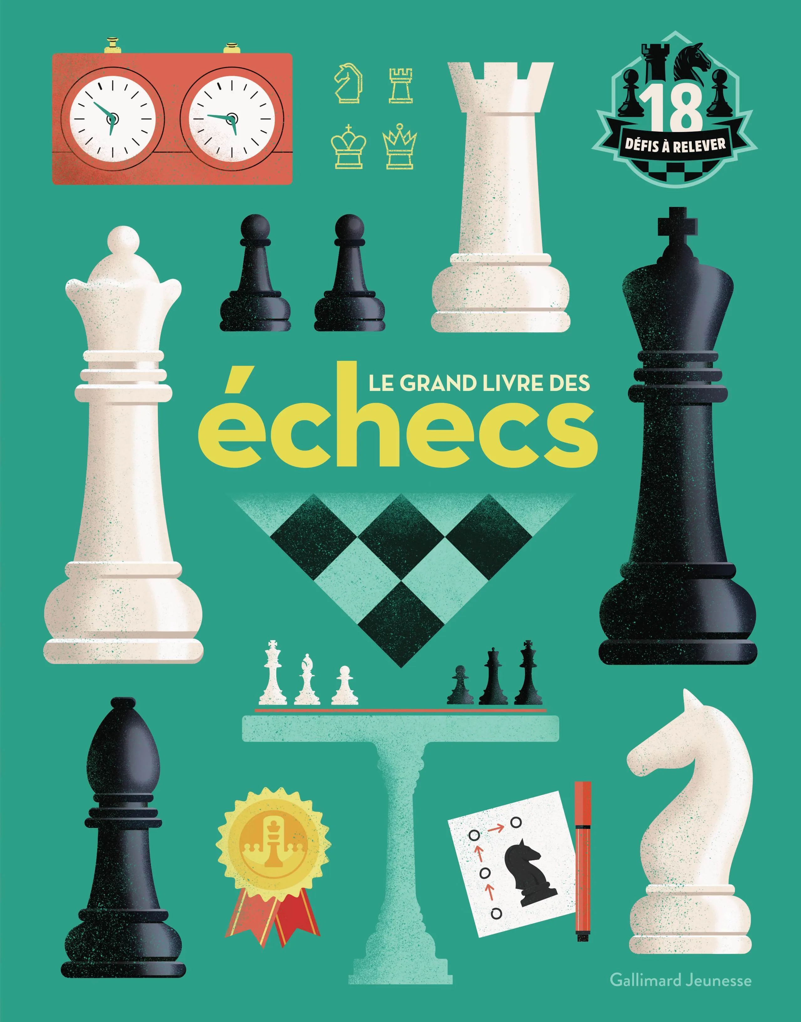Couverture — Le grand livre des échecs