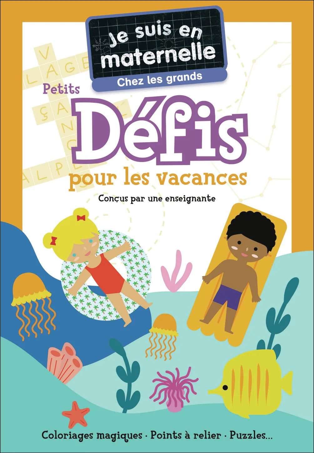 Couverture — Je suis en maternelle - Je suis en maternelle - Chez les grands - Petits défis pour les vacances
