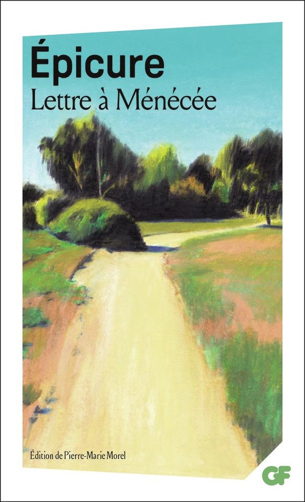 Couverture — Lettre à Ménécée (Edition de Pierre-Marie Morel)