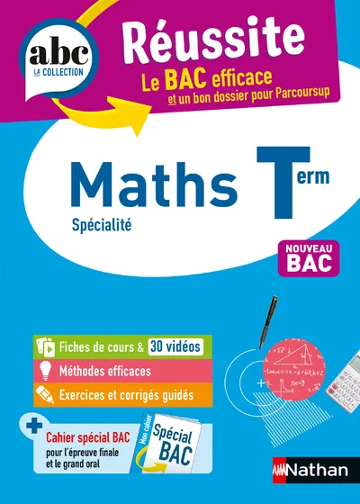 Couverture — ABC Réussite Maths Terminale