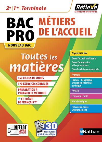 Mémos réflexes t.18 ; toutes les matières : bac pro métiers de l'accueil (édition 2021)