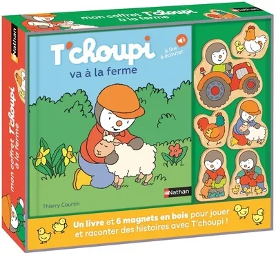 Couverture — Mon coffret T'choupi va à la ferme
