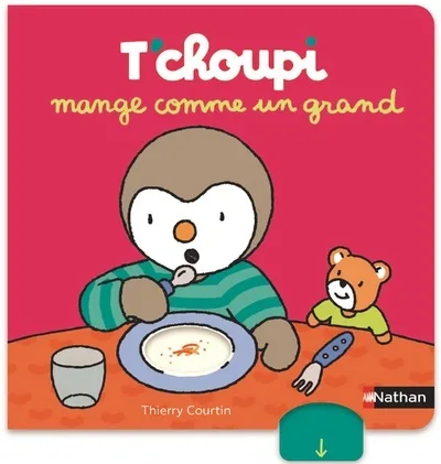 Couverture — T'choupi mange comme un grand