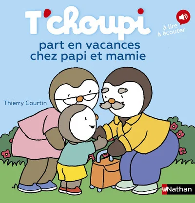 Couverture — T'choupi part en vacances chez papi et mamie