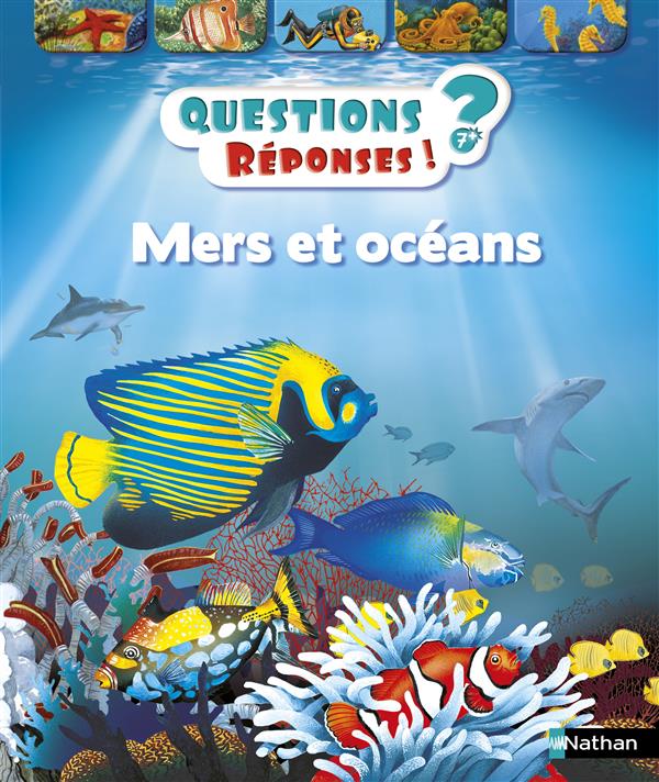 Couverture — Questions réponses 7+ : mers et océans