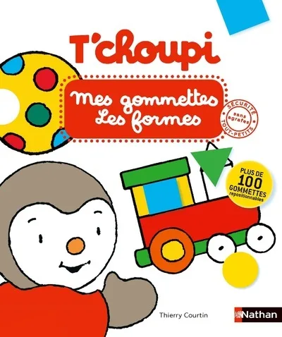 Couverture — T'choupi mes gommettes Les formes