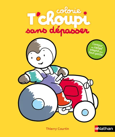 Couverture — Colorie T'choupi sans dépasser (Tracteur)