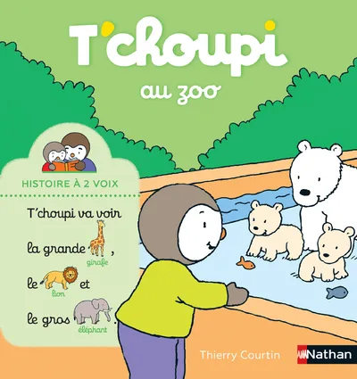 Couverture — T'choupi au zoo