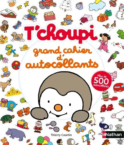 Couverture — T'choupi Grand cahier d'autocollants
