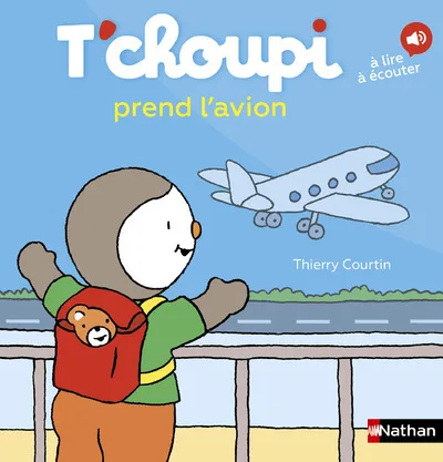 Couverture — T'choupi prend l'avion