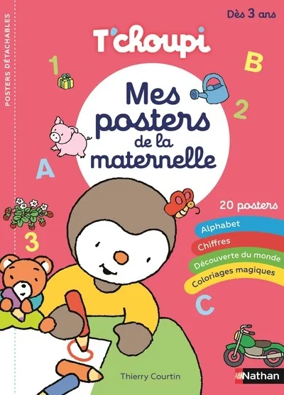 Couverture — T'choupi - Mes posters de la maternelle