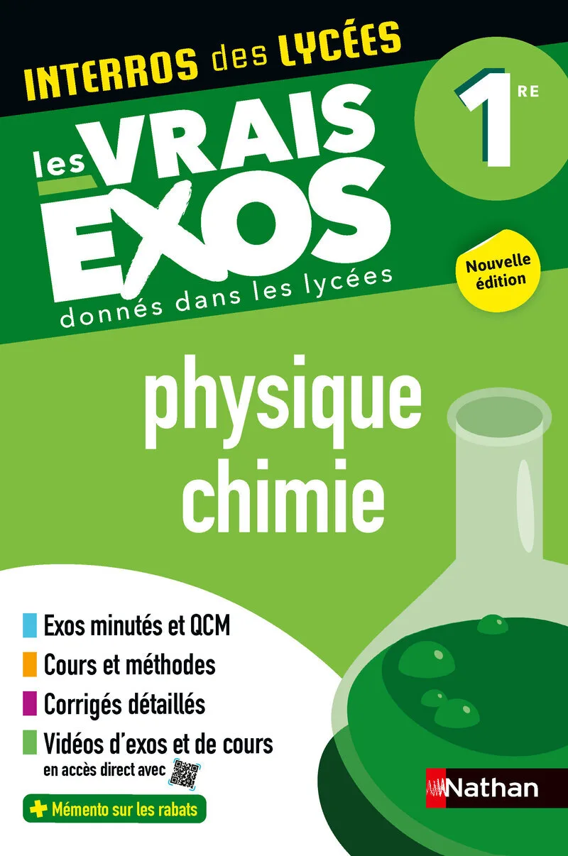 Couverture — Interros des Lycées Physique Chimie 1re