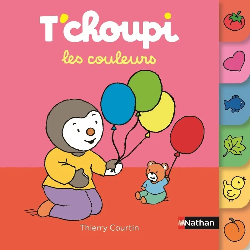 Couverture — T'choupi les couleurs