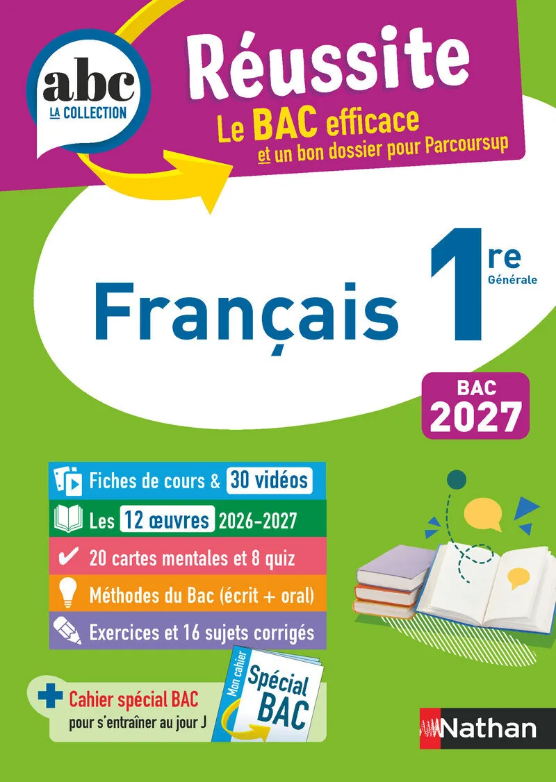 Couverture — ABC Réussite Français 1re 2027