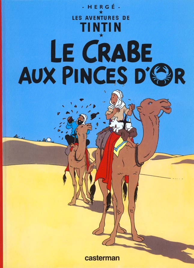 Couverture — Les aventures de Tintin Tome 9 : le crabe aux pinces d'or
