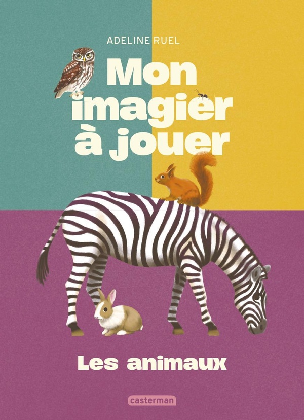 Couverture — Mon imagier à jouer : Les animaux