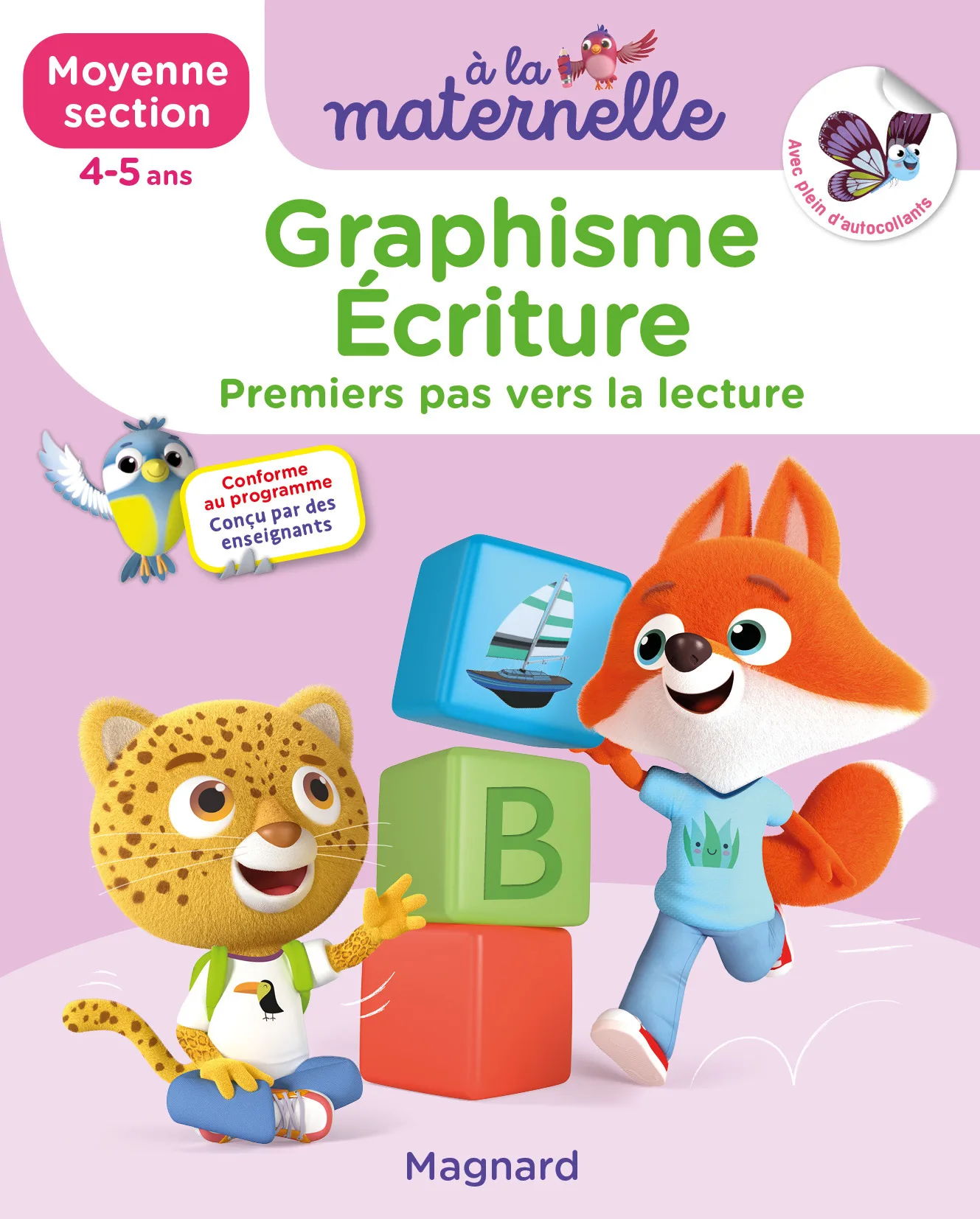 Couverture — Graphisme-Écriture Moyenne section 4-5 ans - A la maternelle