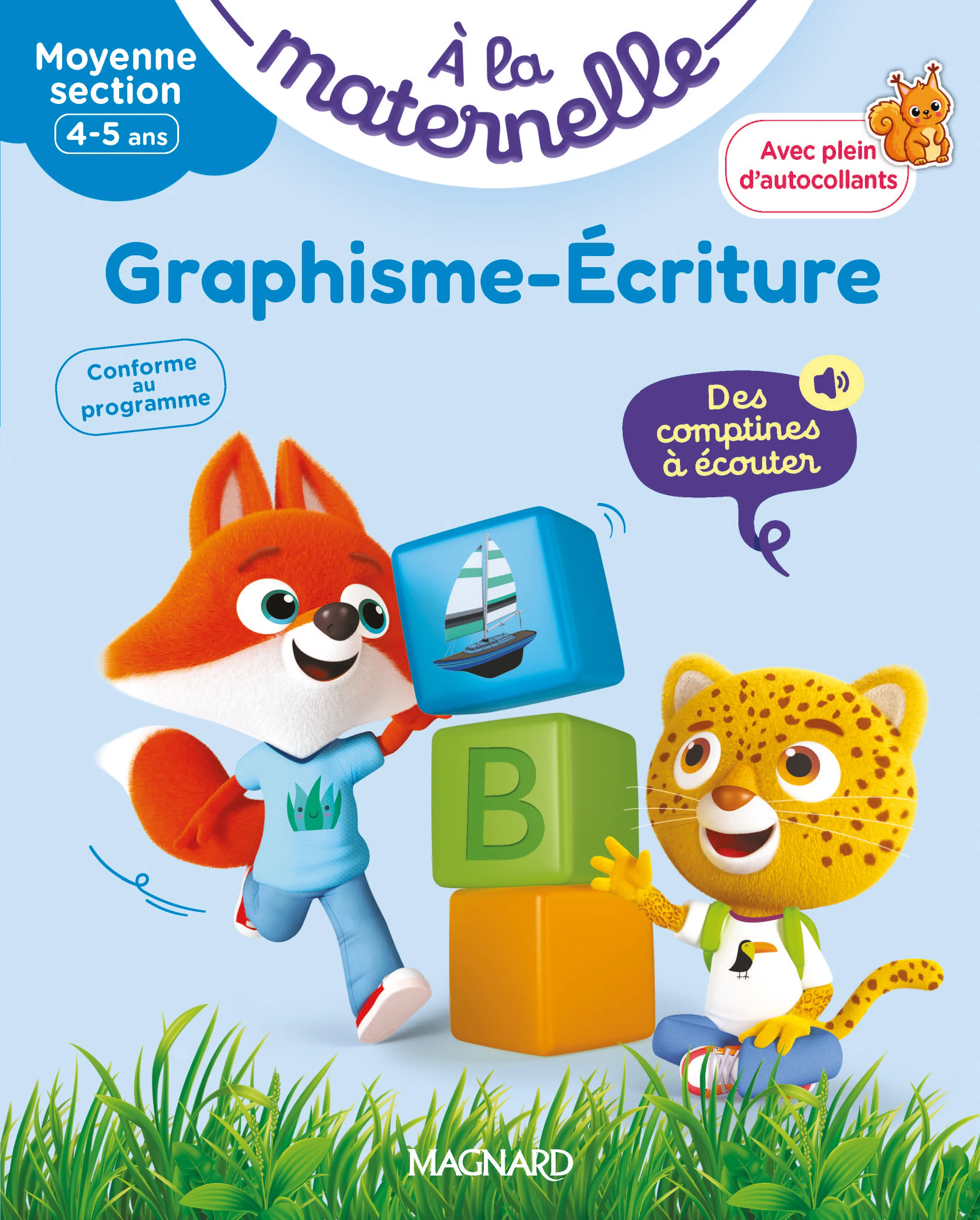 Couverture — Graphisme-Écriture Moyenne section 4-5 ans - A la maternelle