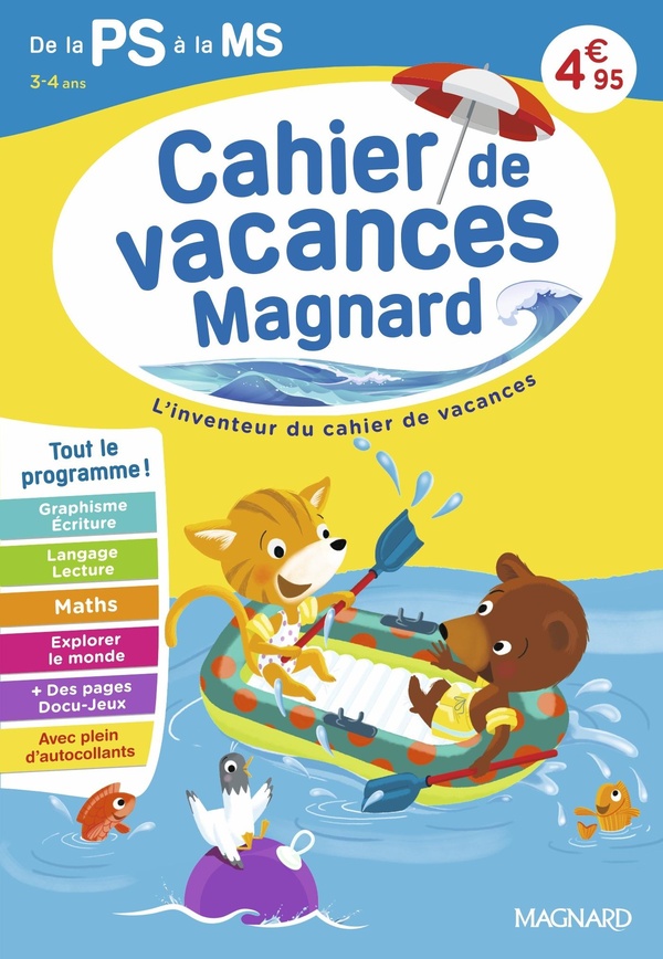 Couverture — Cahier de vacances de la PS vers la MS