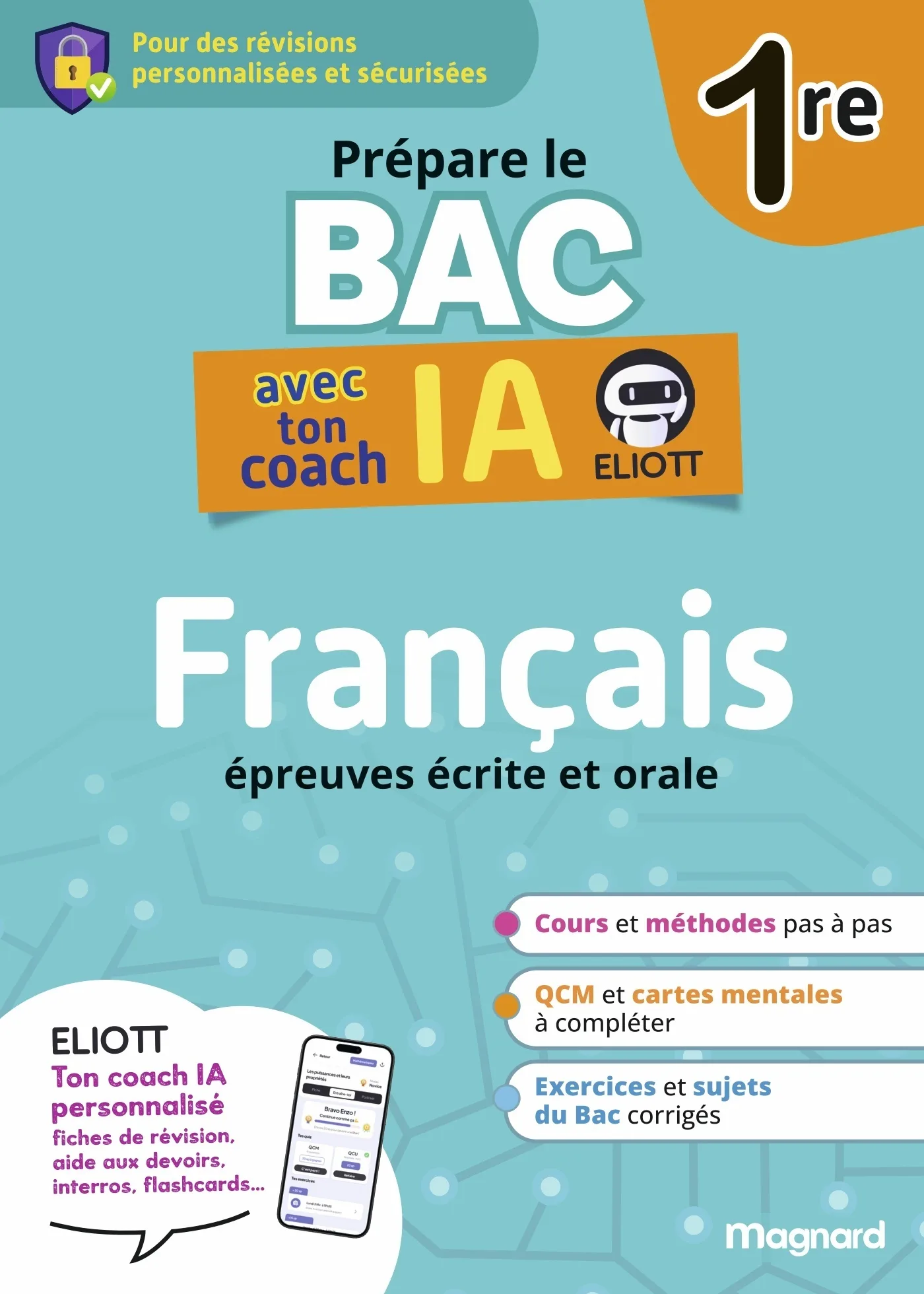 Couverture — Prépare le BAC avec ton coach IA - Français 1re