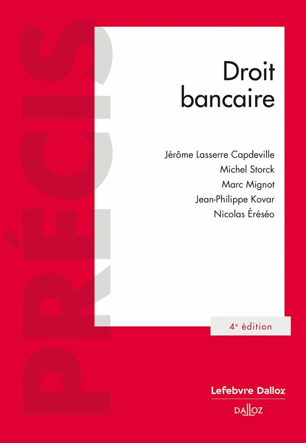 Couverture — Droit bancaire (4e édition)