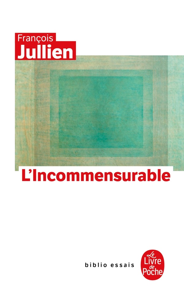Couverture — L'incommensurable