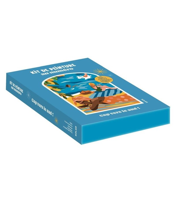 Couverture — Kit de peinture au numéro : Cap vers le Sud !