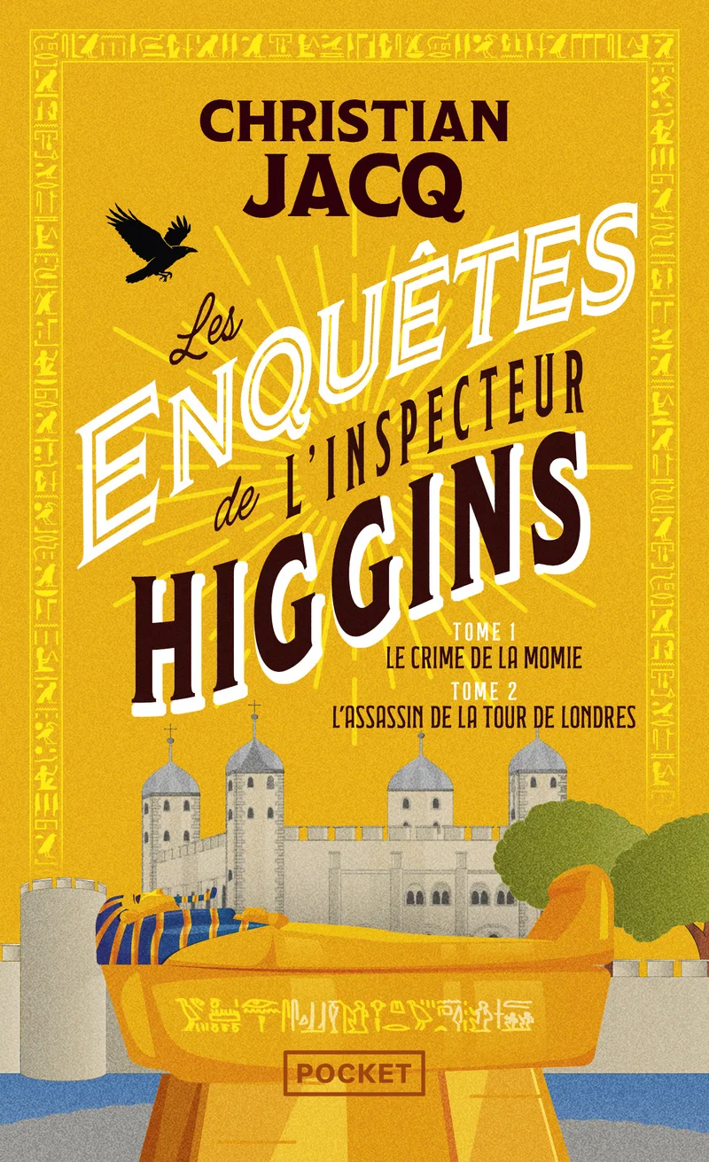 Couverture — Les Enquêtes de l'inspecteur Higgins - Tomes 1 et 2 - Le crime de la momie / L'assassin de la Tour de Londres